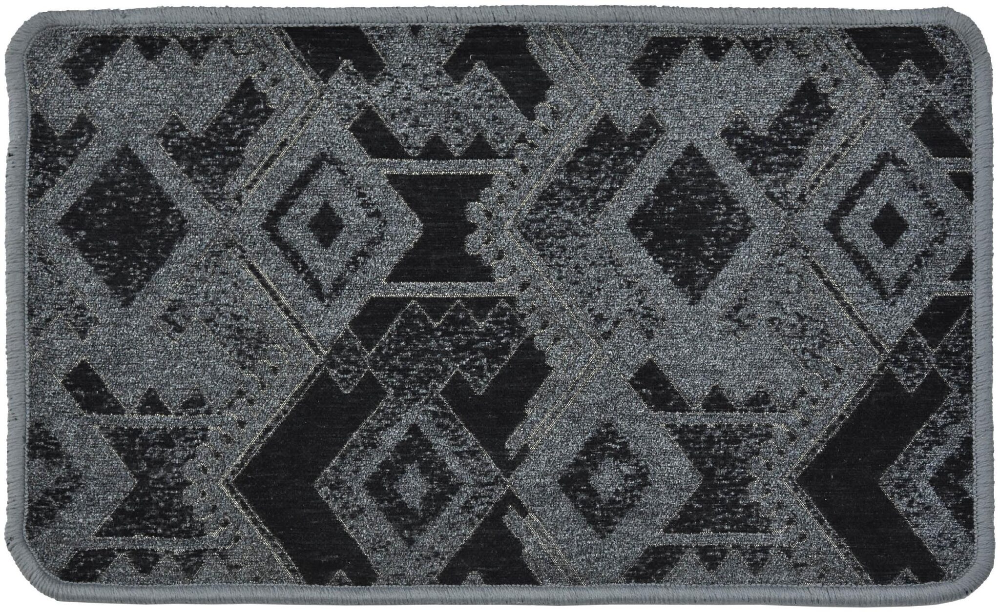 

Kridhay Natura Life Designer Door Mat with Anti Skid Backing (40X60 cms Black)