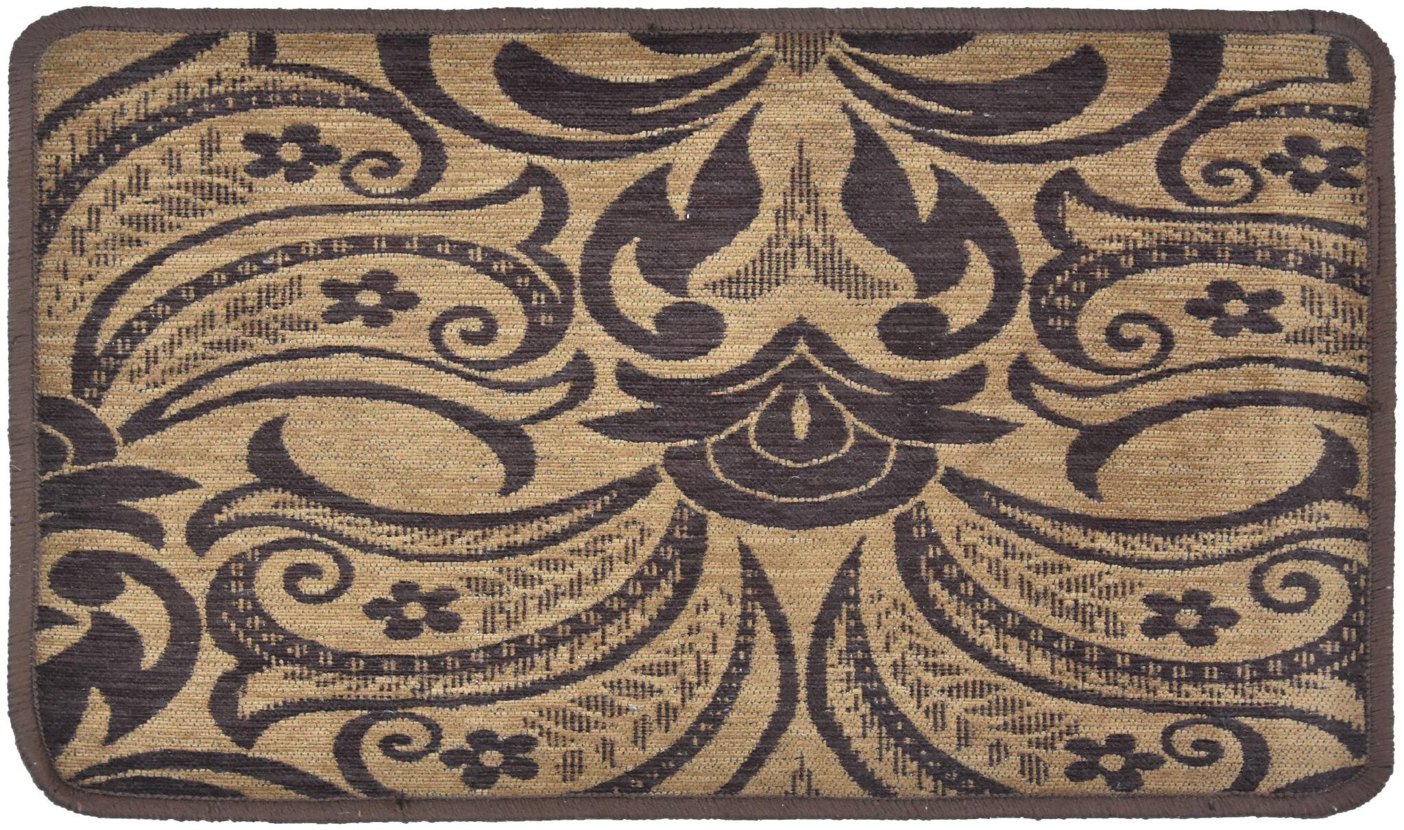 

Kridhay Natura Life Designer Door Mat with Anti Skid Backing (40X60 cms Brown)