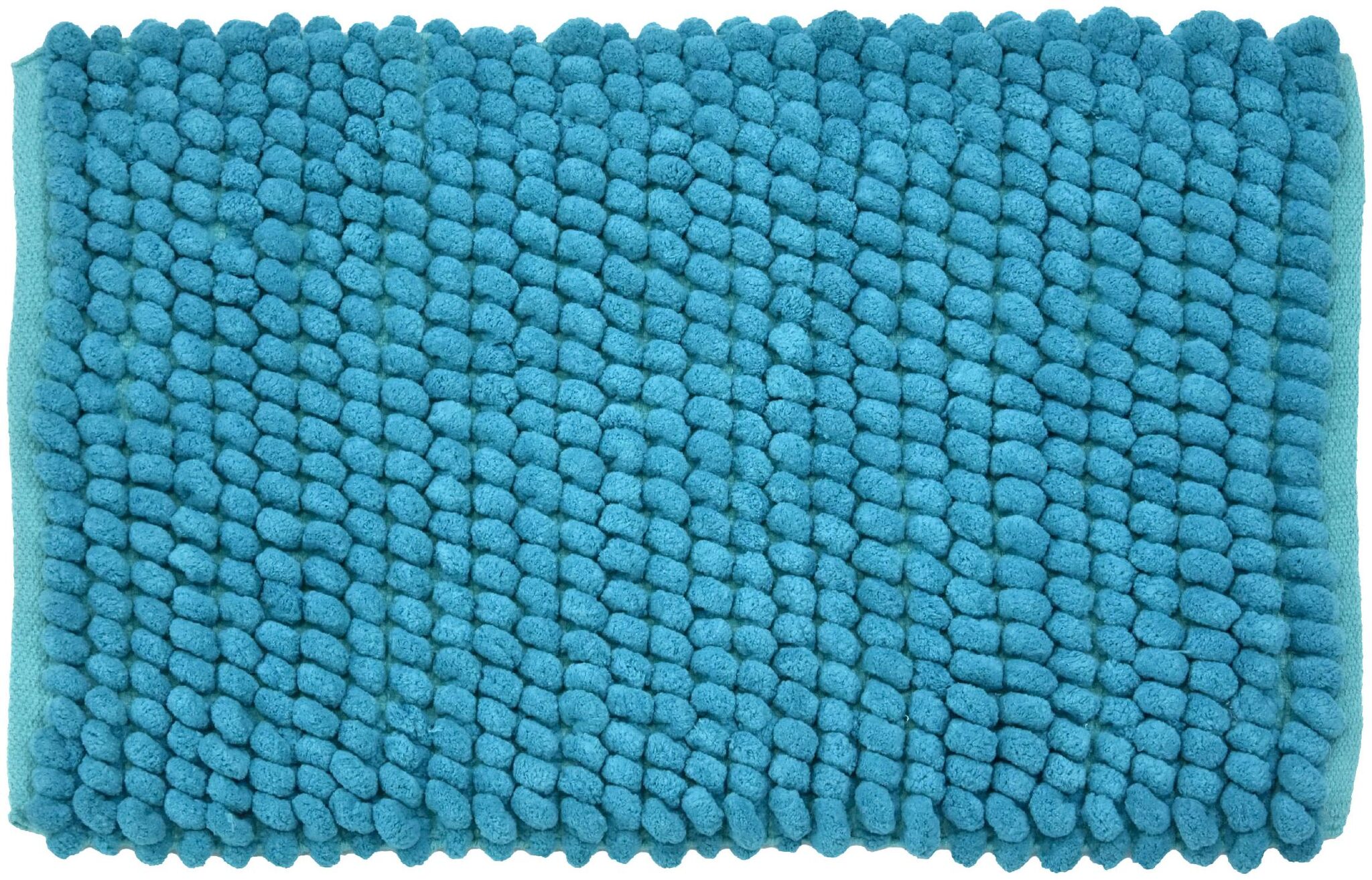 

Kridhay Natura Life Micro Solid Loop Bathmat 100 Machine Washable Super bathmat (40X60 cm Teal)