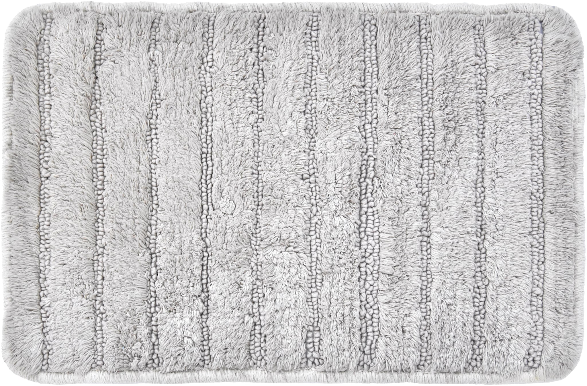 

Kridhay Natura Life Viscose Bathmat 100 Machine Washable Soft Anti Slip bathmat (Grey)