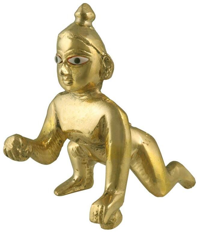 

Krishna Idols Bal Gopal Laddu Gopal Statue In Brass