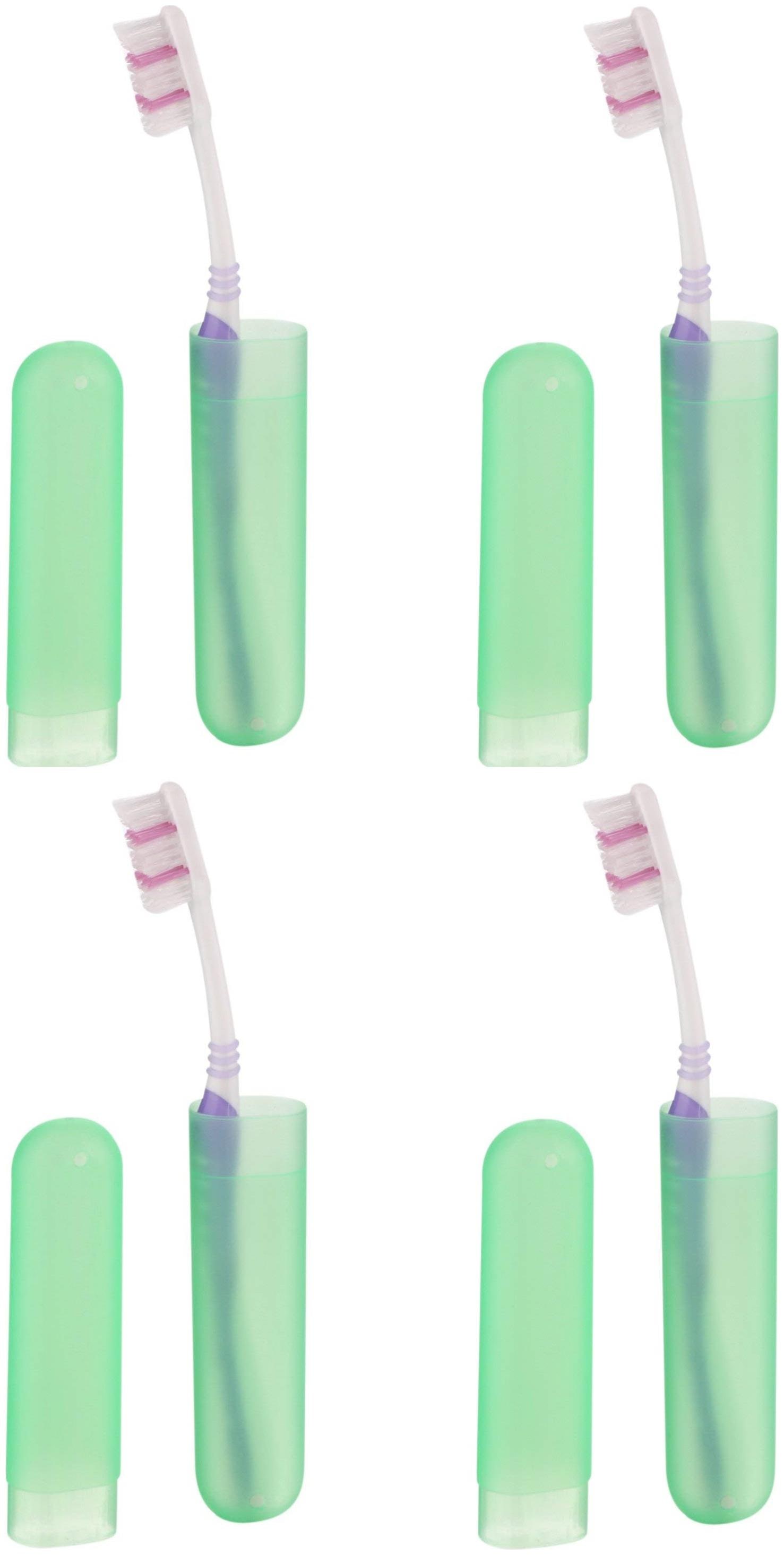 

Krivish Plastic Travel Bathroom Toothbrush Holder Travel Kit Plastic