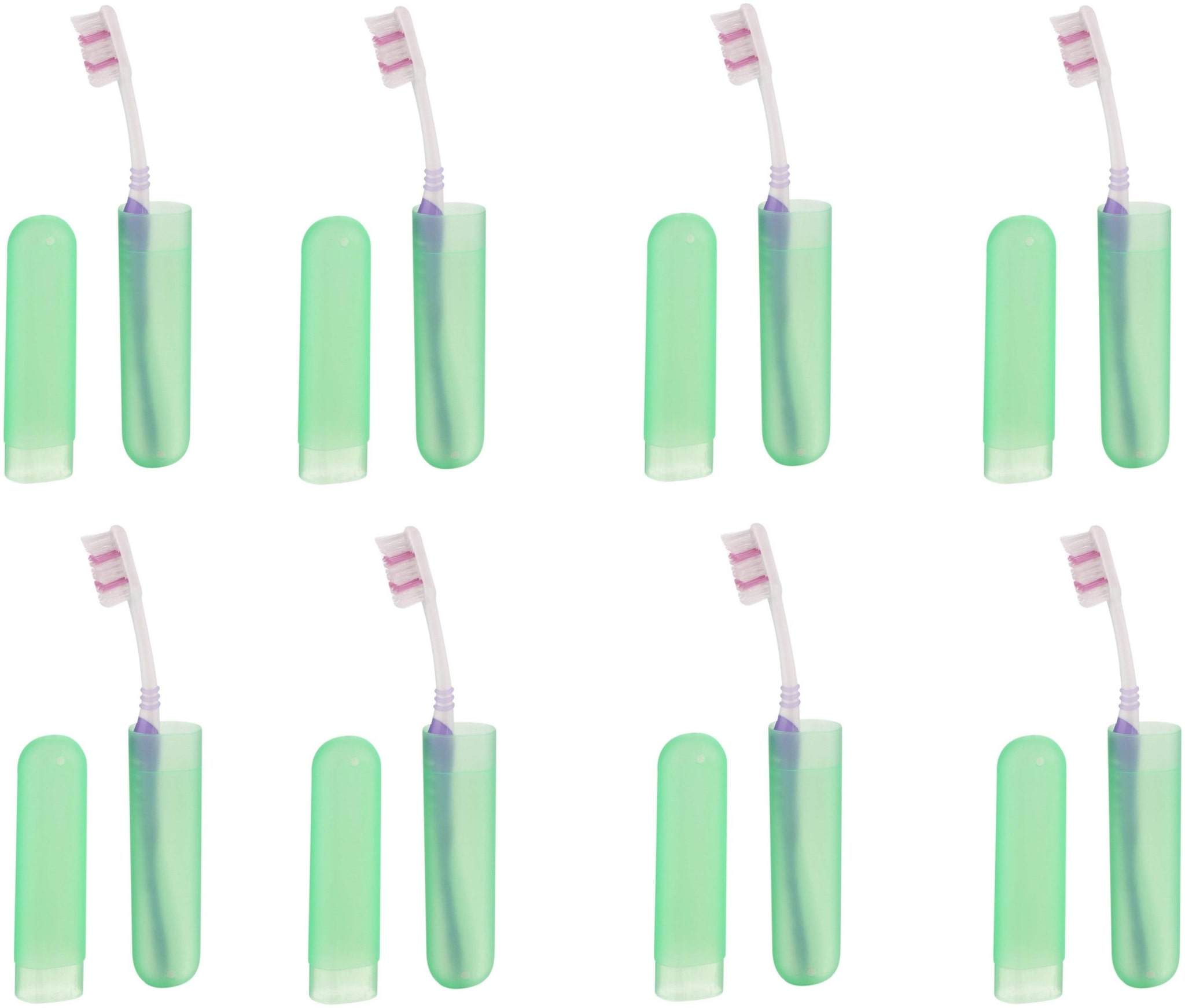 

Krivish Plastic Travel Bathroom Toothbrush Holder Travel Kit Plastic