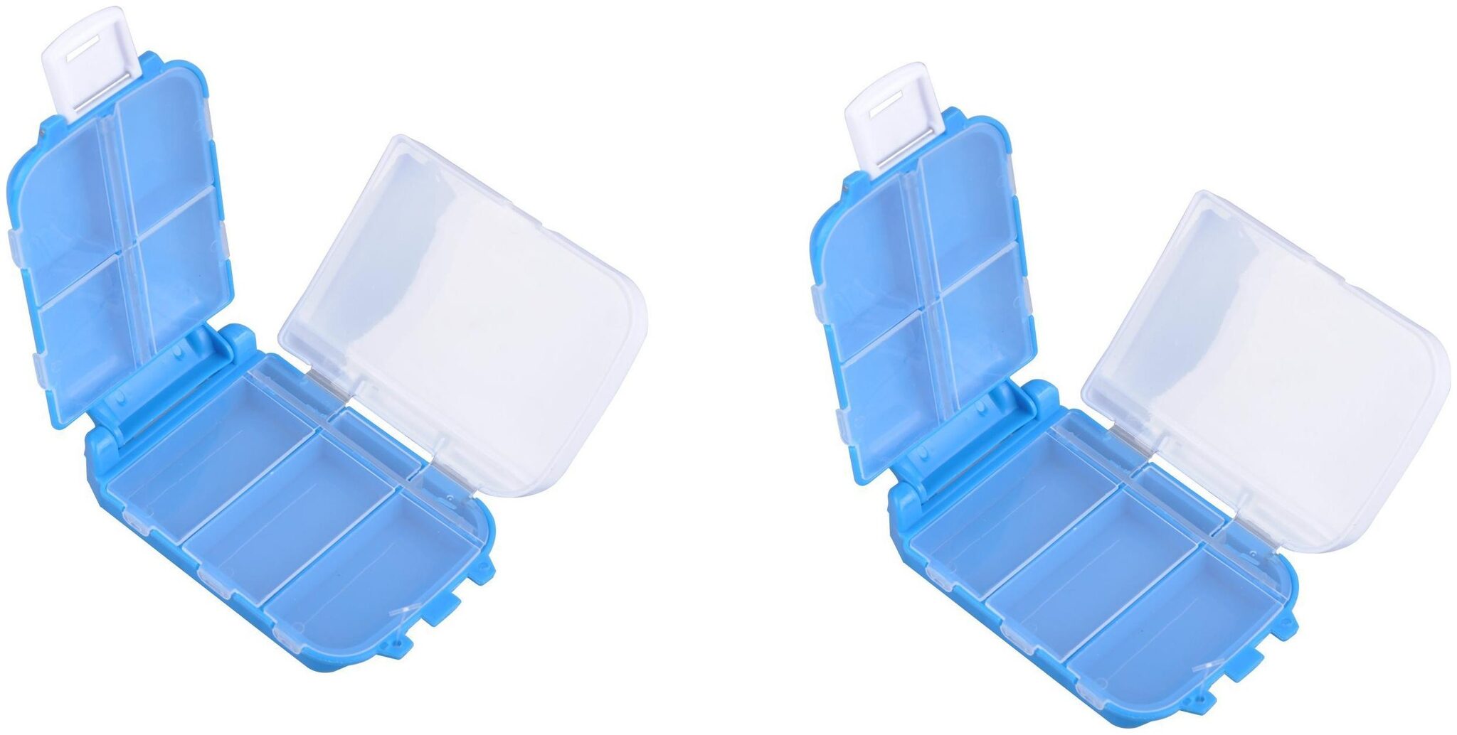 

Krivish Premium Quality Plastic 7 Compartment 7 Day Pill Reminder Portable Medicine Storage