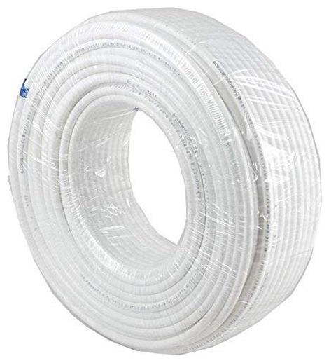 

KRPLUS 100 Meter 1 4 Inch Small Diameter Size Flexible RO Pipe (White) for RO Water Purifier