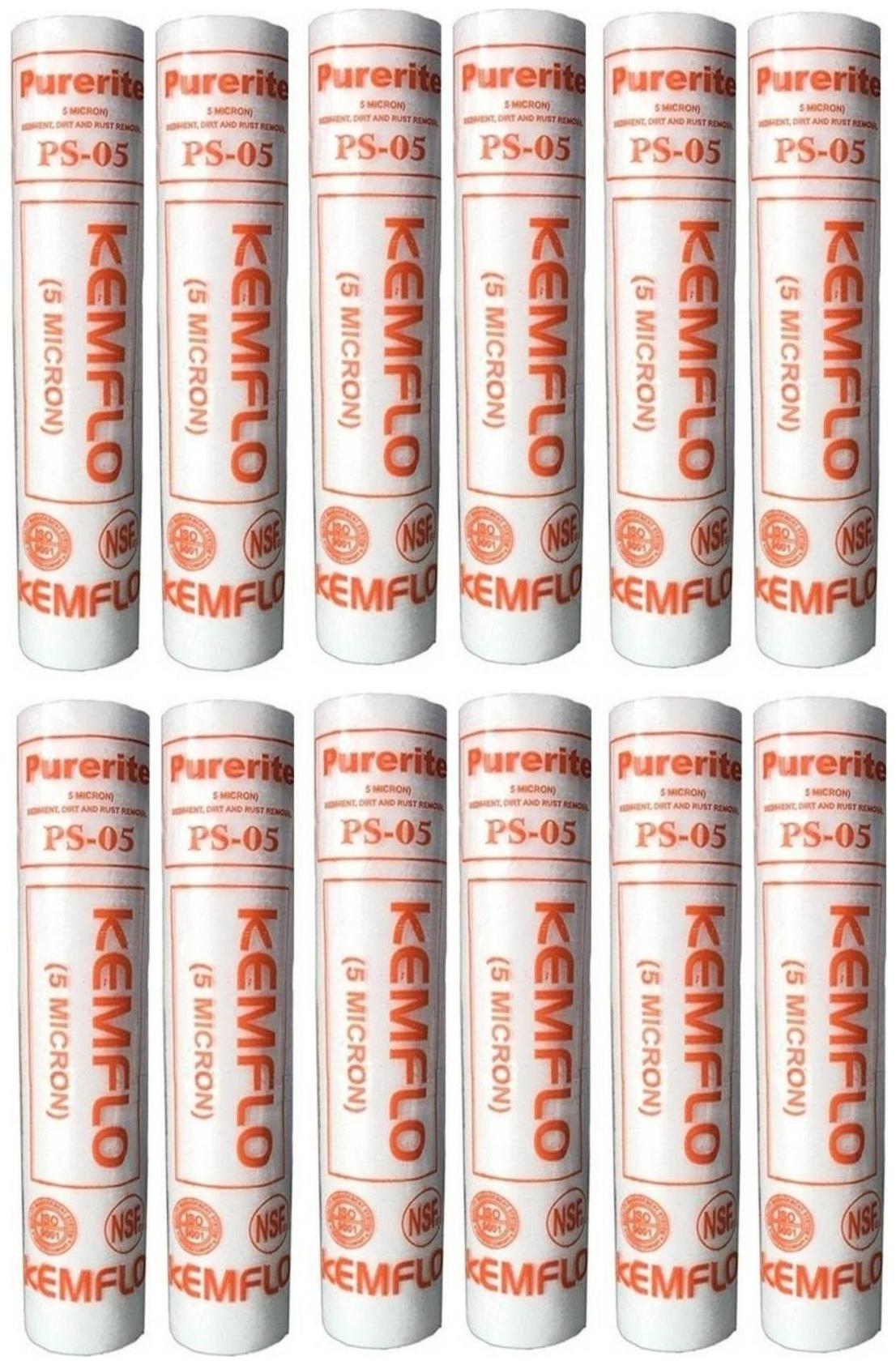 

KRPLUS 10x2 5 Spun Filter Candle 5 Micron (80 Grams) - Pack of 12