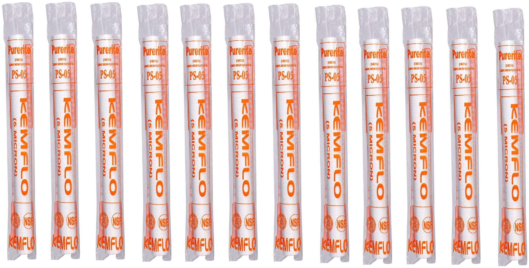

KRPLUS 20x2 5 Spun Filter Candle 5 Micron (200 Grams) - Pack of 12