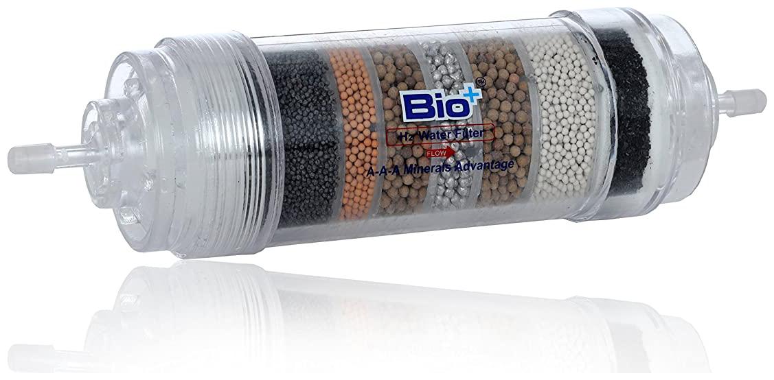 

KRPLUS Alkaline Bio AAA Alkaline Mineral Cartridge (Antioxidant Alkaline Antibacterial Filter) for RO Water Purifiers 8 Inch (Transparent)