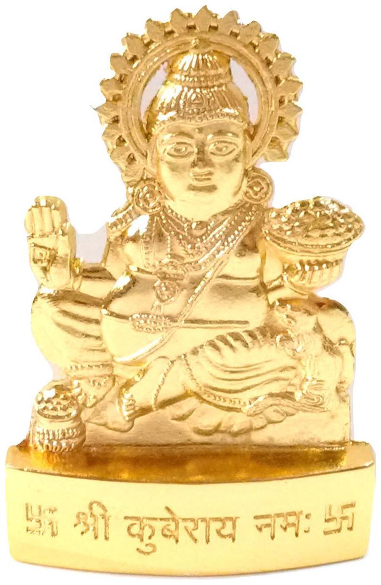 

KUBER IDOL GOLD PLATED IDOL MURTI
