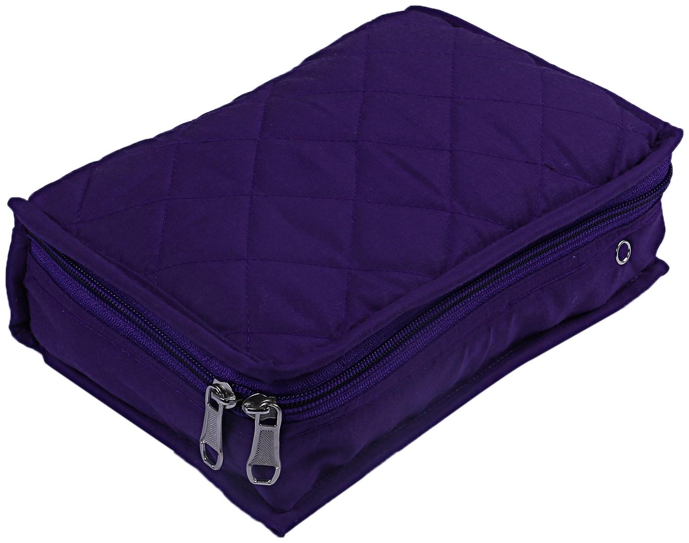 

Kuber Industries Cotton 1 pc Jewellery kit (Purple) - CTHH10864