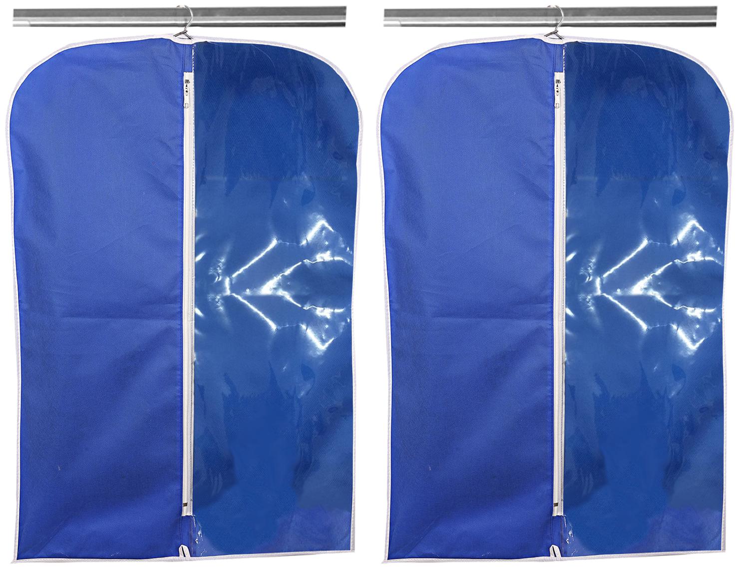

Kuber Industries Non Woven 2 Pieces Men s Coat Blazer Cover (Blue) - CTHH20061