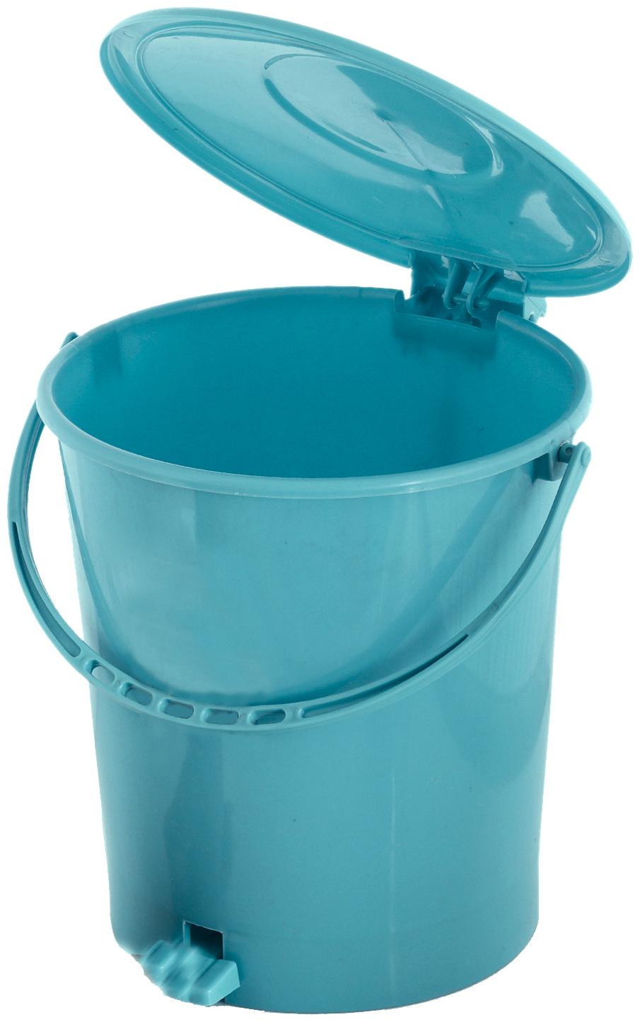 

Kuber Industries Plastic Dustbin Garbage Bin with Handle 10 L (Green) - CTHH16366