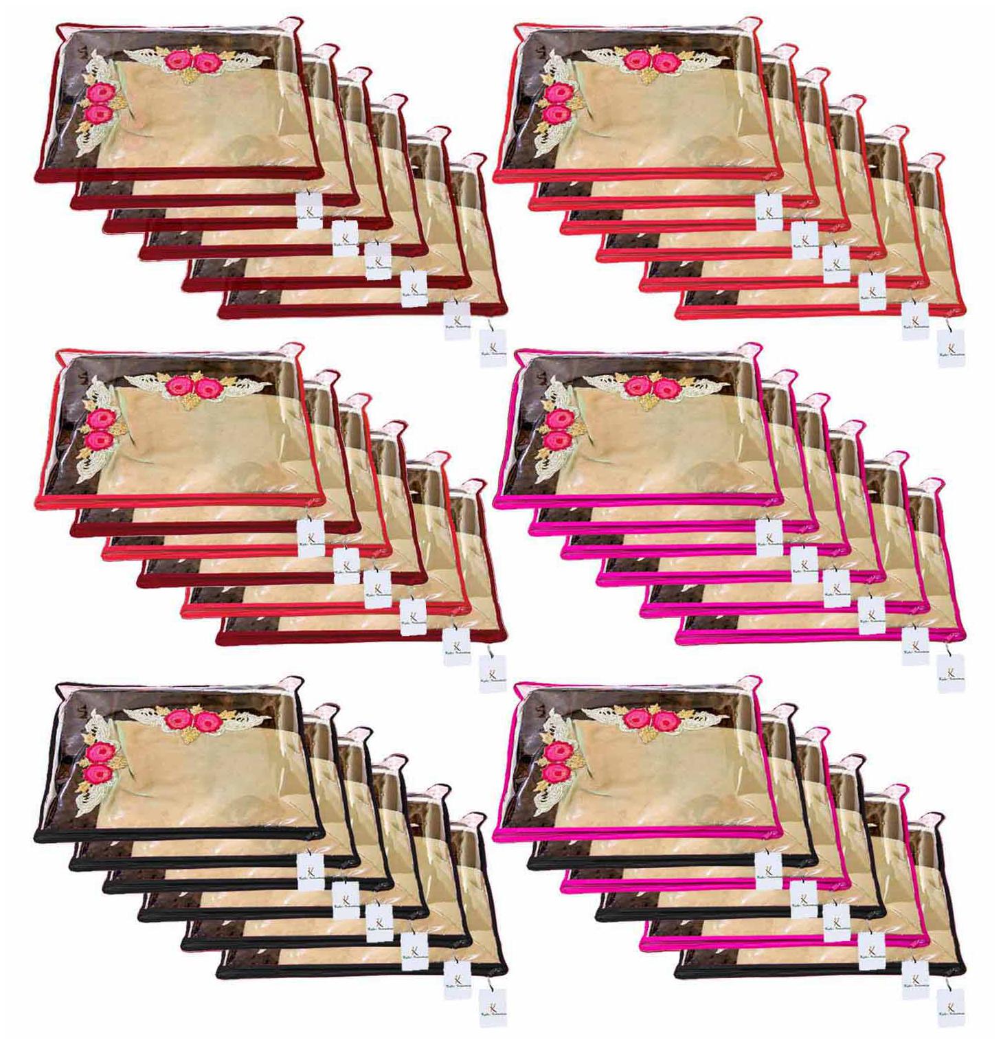 

Kuber Industries Non Woven Single Packing Saree Cover 36 pcs Set (Multi) CTHH11686