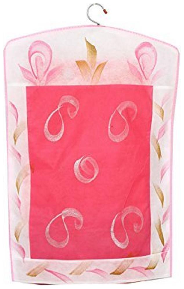 

Kuber Industries Hanging Saree Cover In Non Woven Material Set of 12 pcs (Pink) CTHH19392