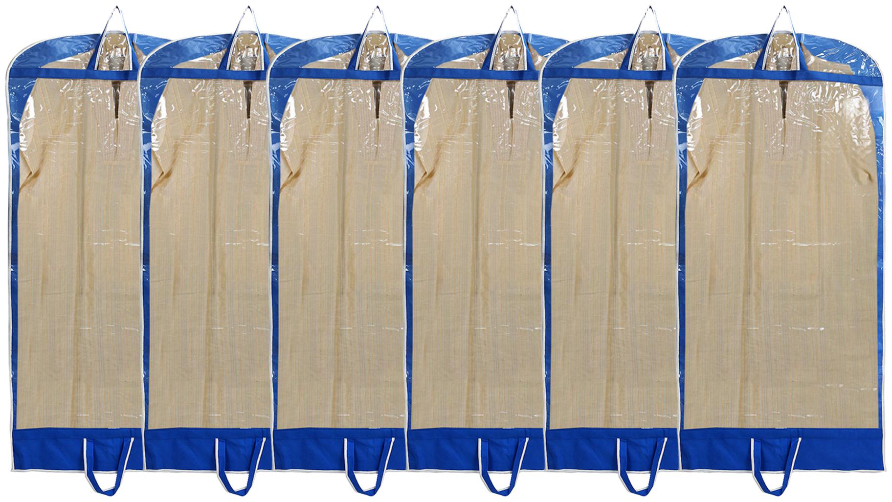 

Kuber Industries Non Woven 6 Pieces Long Suit Sherwani Cover (Blue) - CTHH14458
