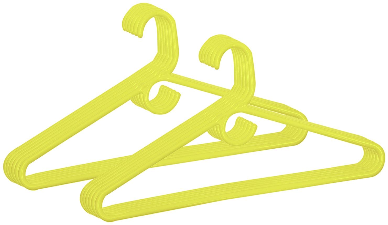 

Kuber Industries Plastic 12 pcs Hanger Set for Wardrobe (Green)- CTHH12972