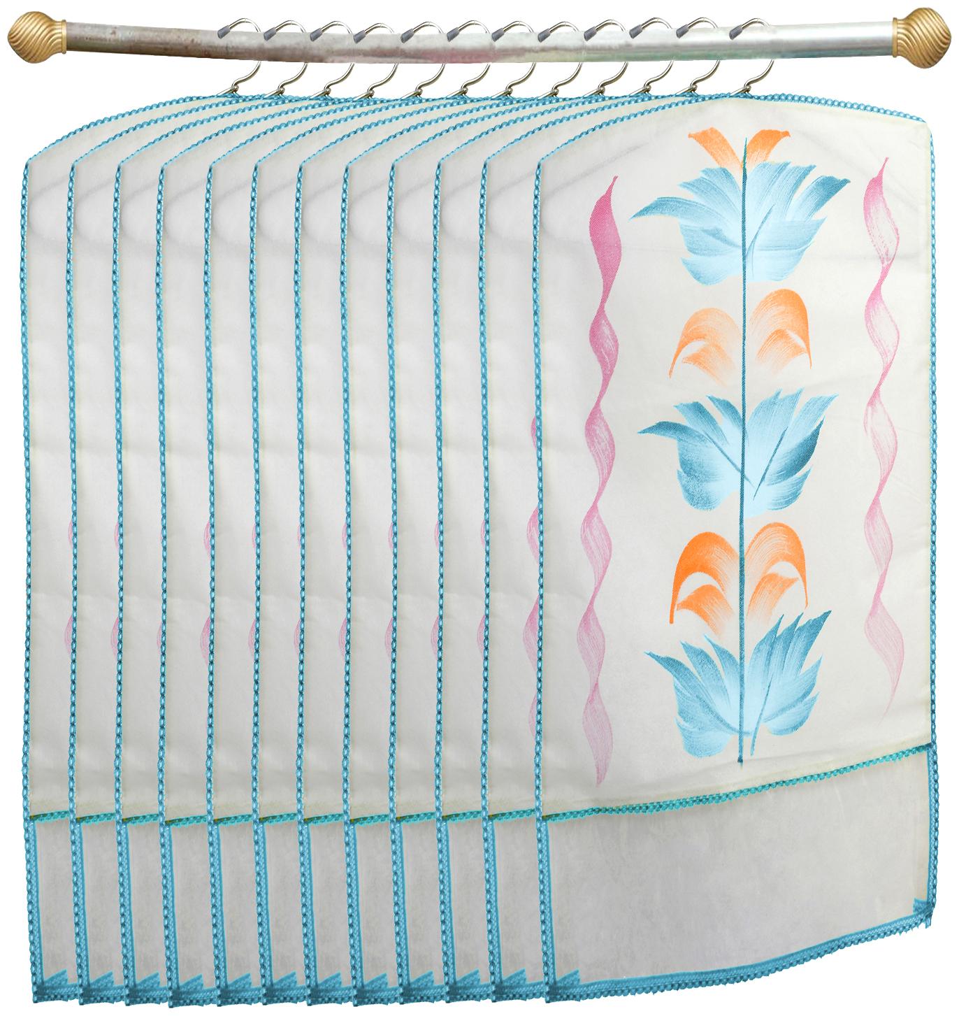 

Kuber Industries Printed 12 pc Non Woven Hanging Saree Cover Wardrobe Organiser (Blue) - CTHH18295