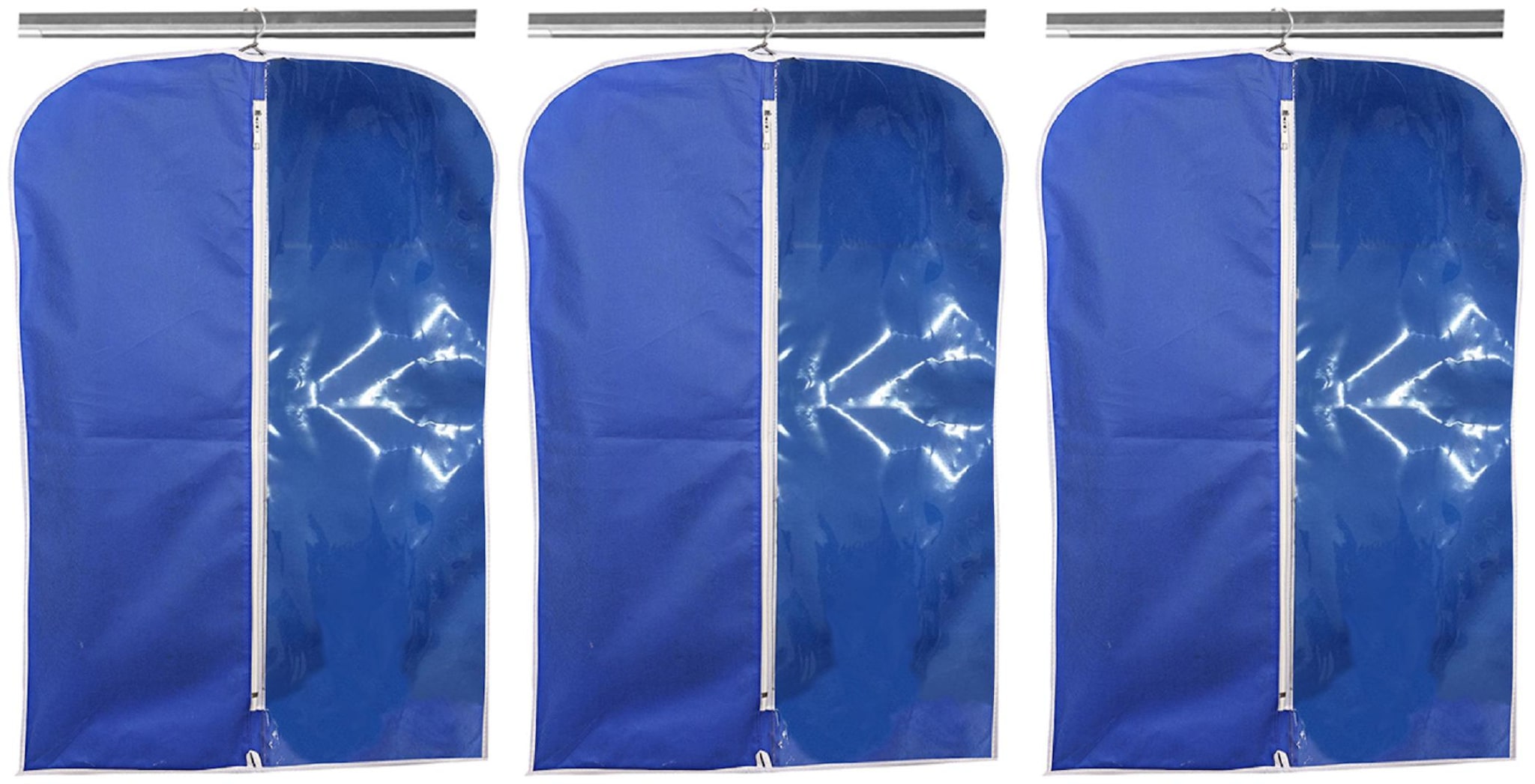 

Kuber Industries Non Woven 3 Pieces Men s Coat Blazer Cover (Blue) - CTHH22040