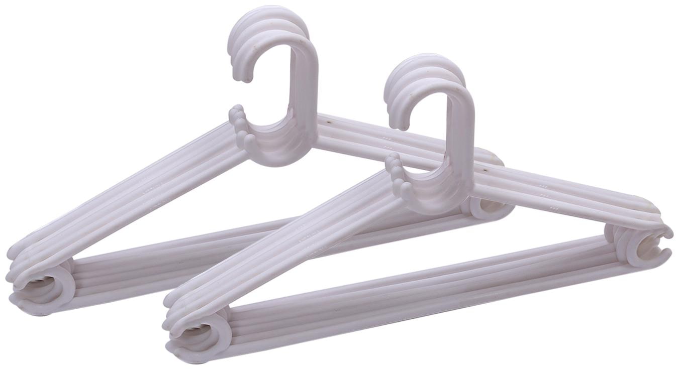 

Kuber Industries Plastic 18 pcs Hanger Set for Wardrobe (White) -CTLTC11027 CTHH12483