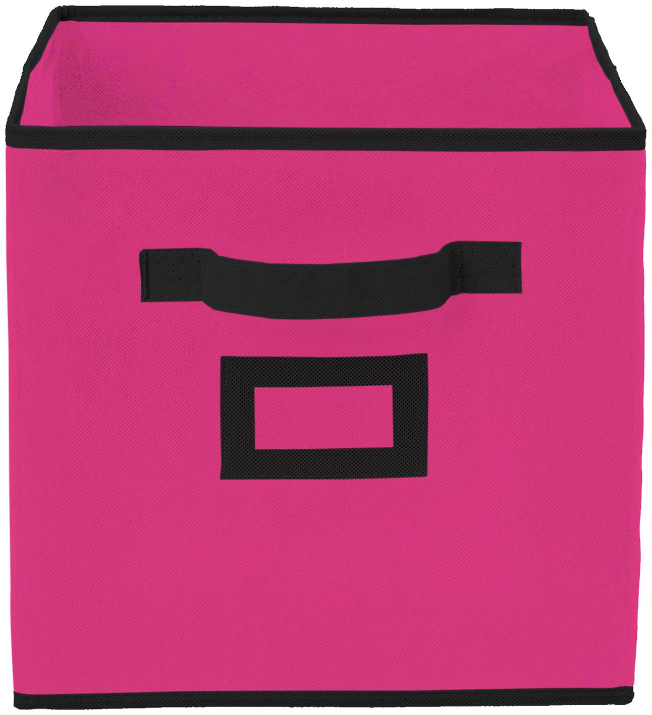 

Kuber Industries Non Woven Small Foldable Storage Organiser Cubes Boxes (Pink) - CTHH16859