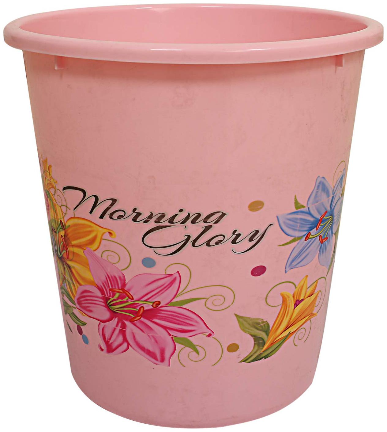 

Kuber Industries Plastic Exclusive Virgin Floral Dustbin Garbage Bin 5 L Pink- CTHH22351
