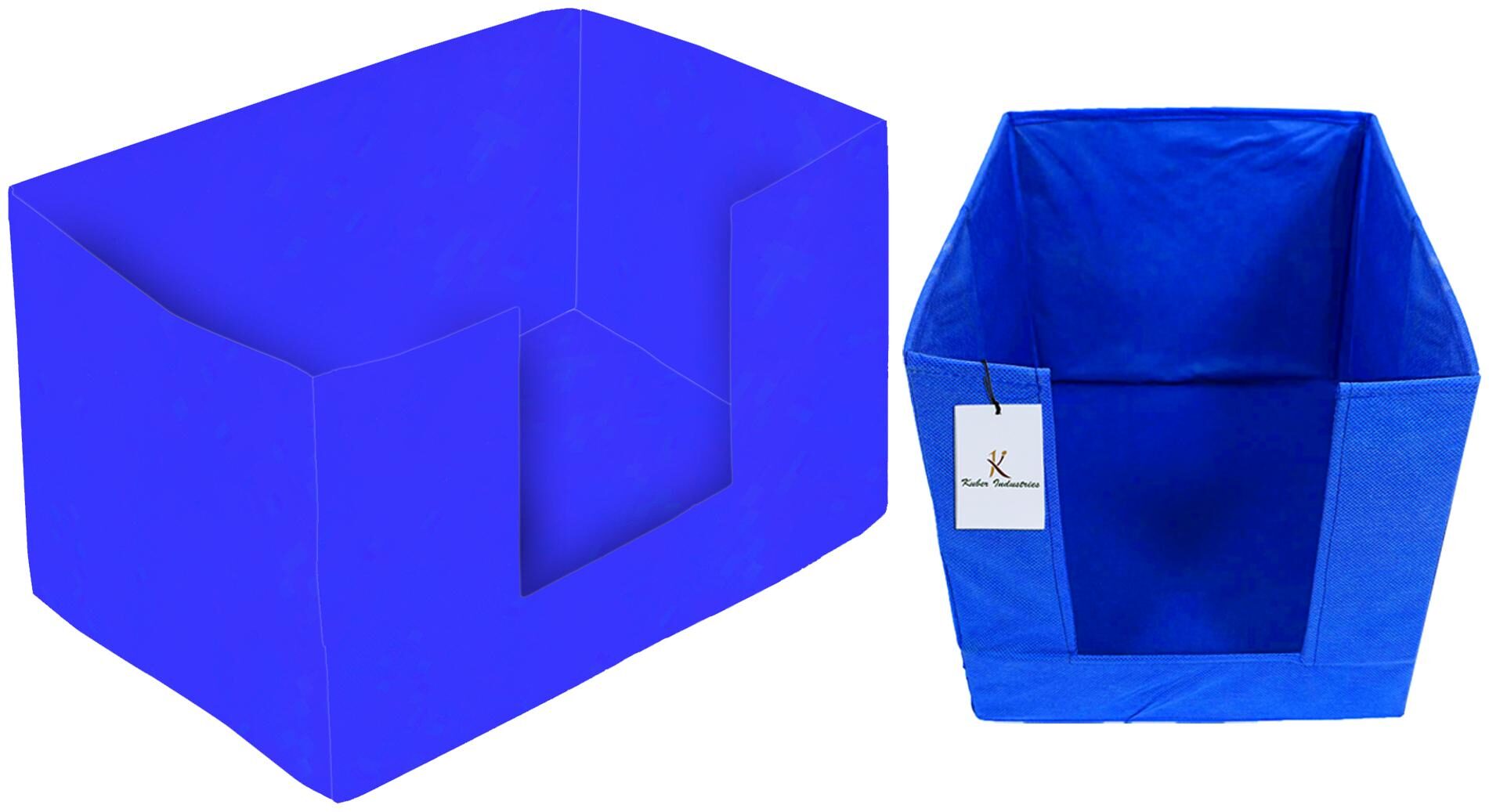

Kuber Industries Non Woven 1 pc Shirt Stacker And 1 pc Foldable Rectangle Cloth Saree Stacker Cloth Wardrobe Organizer Wardrobe Organizer (Royal Blue) - CTHH17658