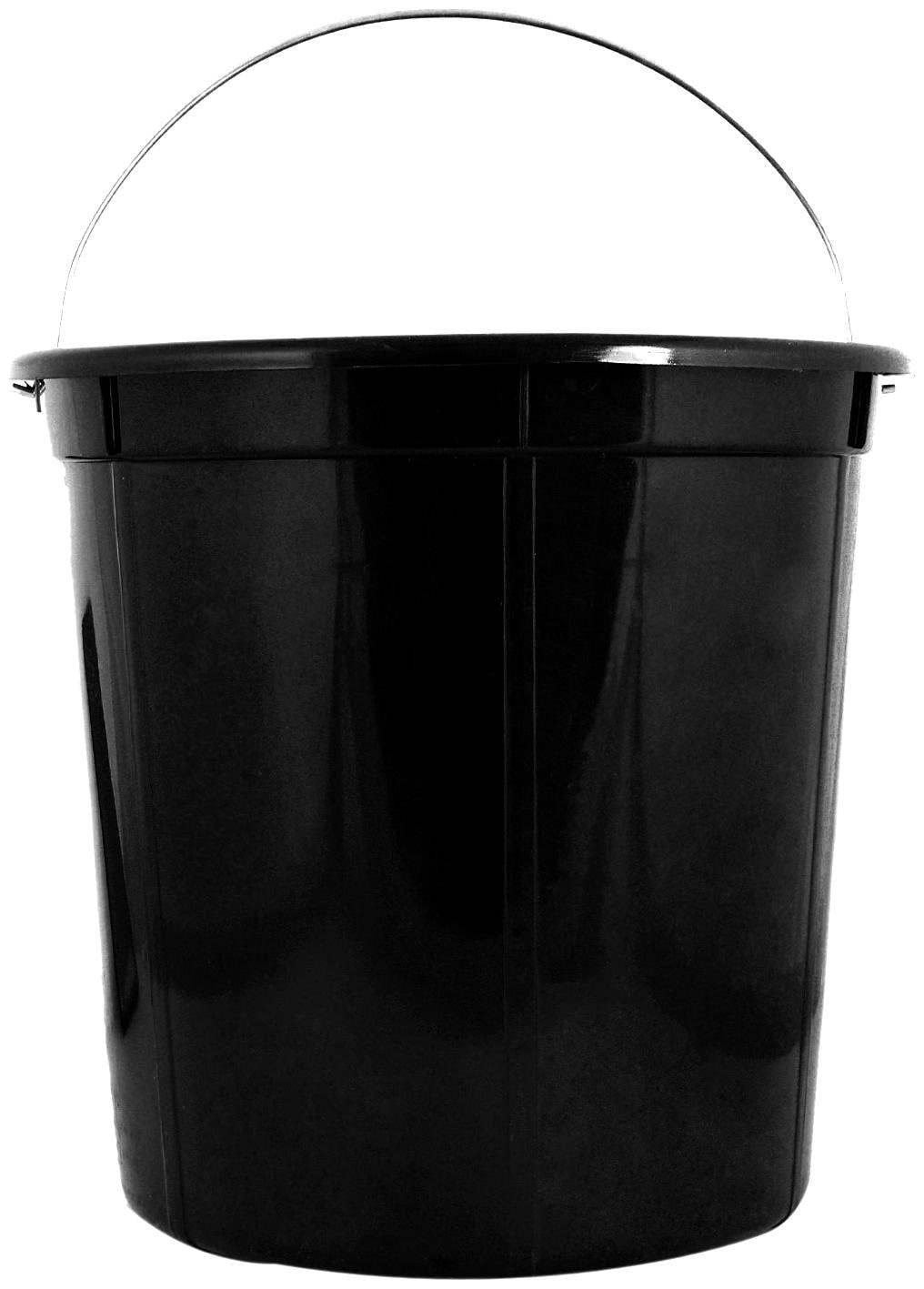 

Kuber Industries Plastic Removable Inner Dustbin Bucket Paint Recycle Bin Basket Small Bucket 10 L (Black) - CTHH18103