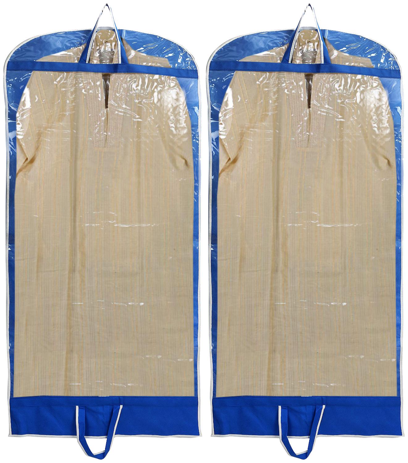 

Kuber Industries Non Woven 2 Pieces Long Suit Sherwani Cover (Blue) - CTHH14452