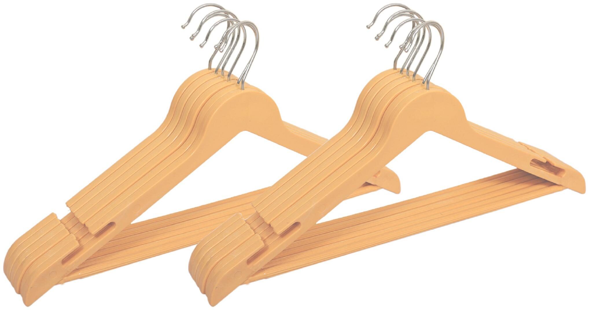 

Kuber Industries Plastic Hanger For Suit Set of 12 pcs Wooden CTHH19427