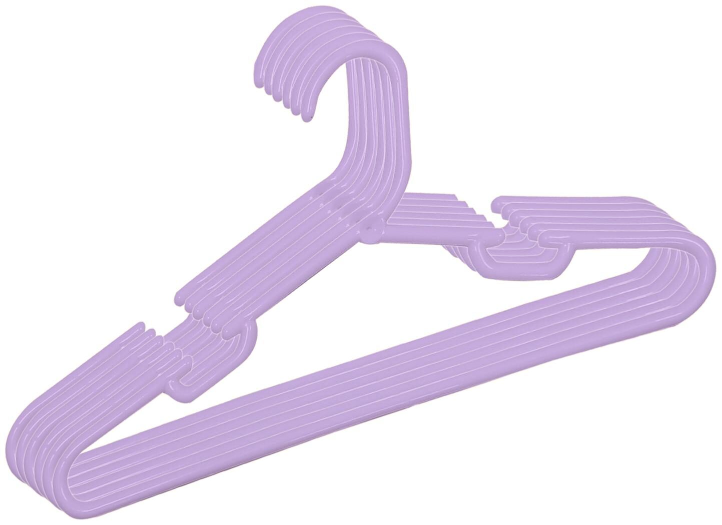 

Kuber Industries Plastic 6 pcs Baby Hanger Set for Wardrobe (Purple)- CTHH22430