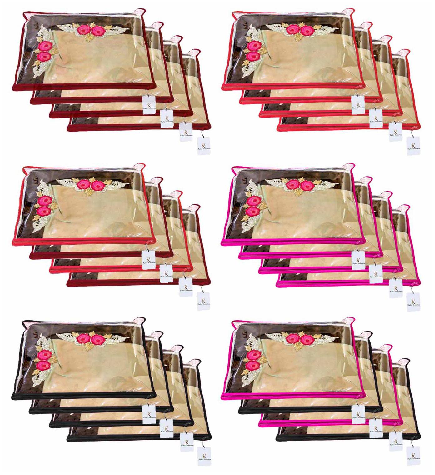 

Kuber Industries Non Woven Single Packing Saree Cover 24 pcs Set (Multi) CTHH11682