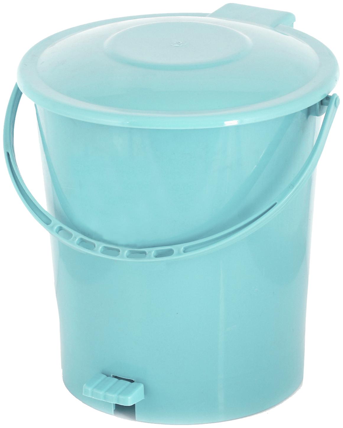 

Kuber Industries Plastic Dustbin Garbage Bin with Handle 10 L (Light Green) - CTHH16371