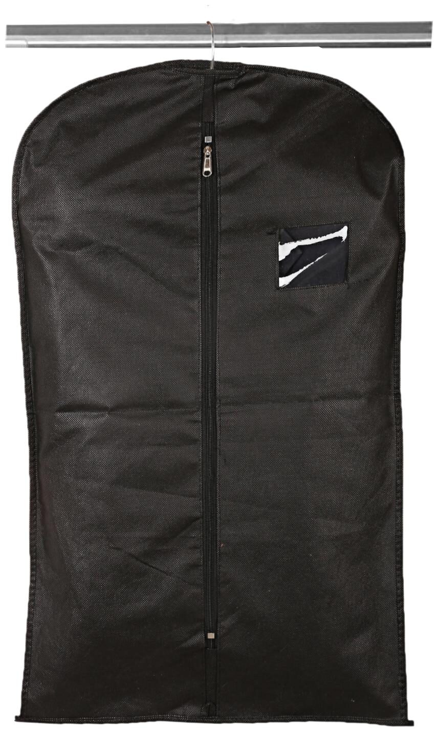 

Kuber Industries Non-woven 1 pc Hanging Garment Cloth Cover For Kids (Black) - CTHH10777