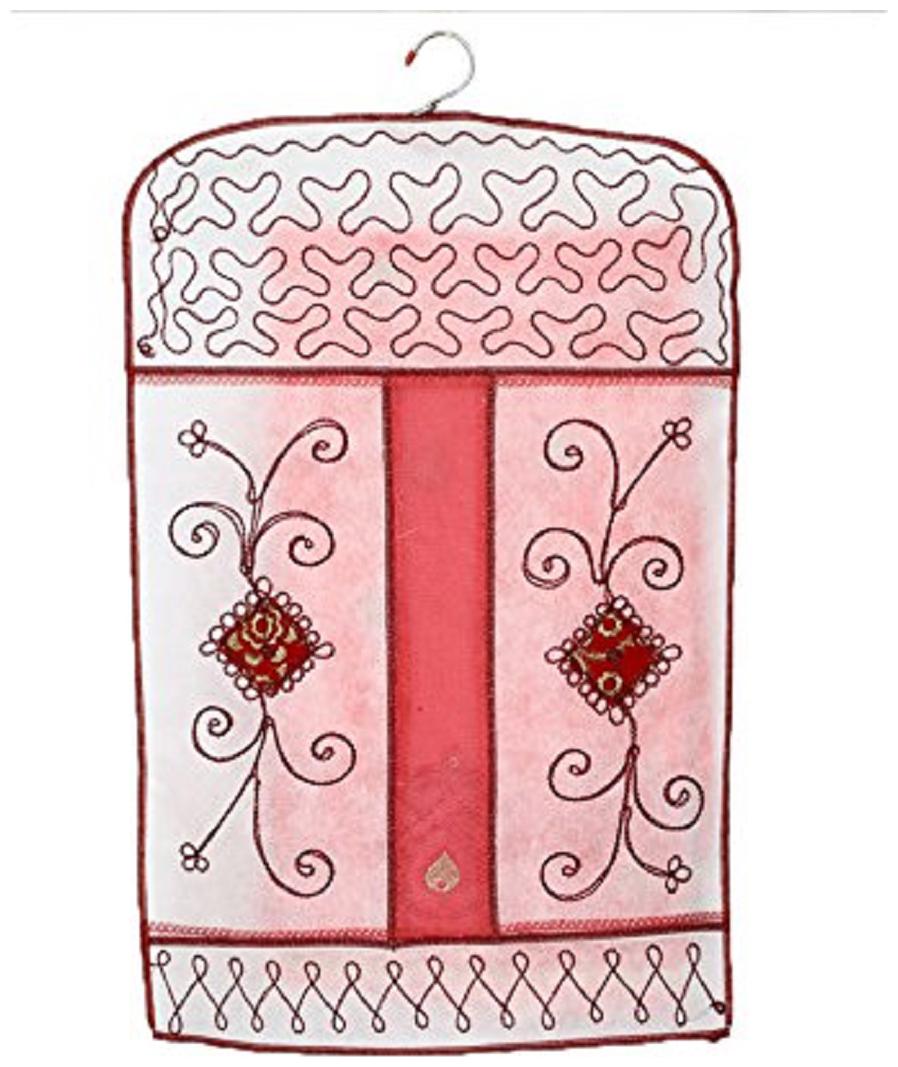 

Kuber IndustriesTM Hanging Saree Cover In Non Woven Material Set of 12 pcs (Embroidry Work) CTHH19405