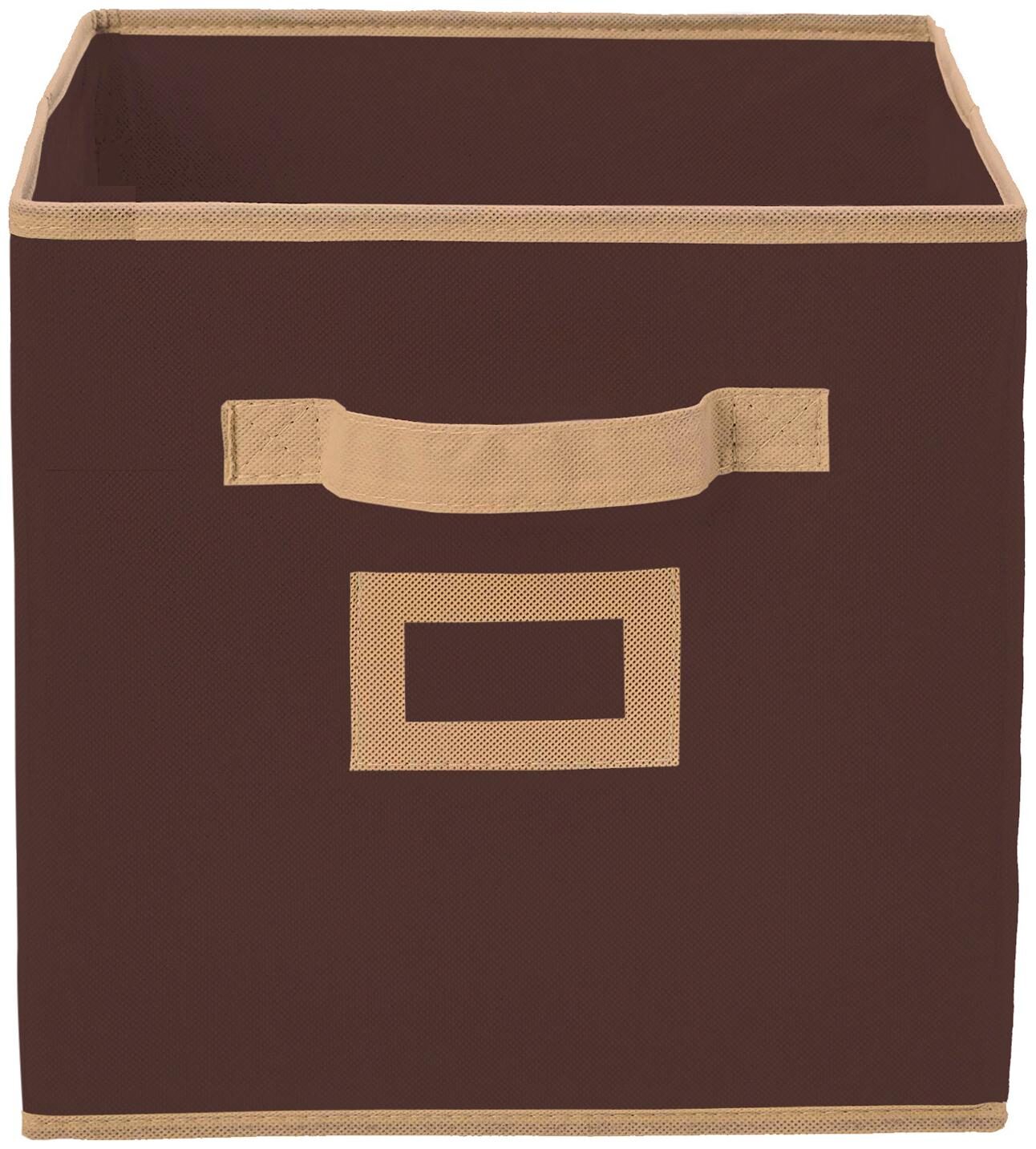 

Kuber Industries Non Woven Large Foldable Storage Organiser Cubes Boxes (Coffee) - CTHH16939