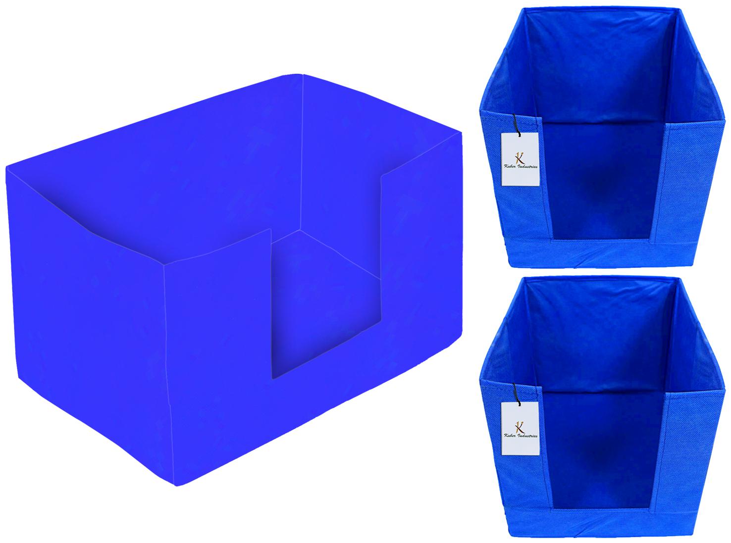 

Kuber Industries Non Woven 2 pc Shirt Stacker And 1 pc Foldable Rectangle Cloth Saree Stacker Cloth Wardrobe Organizer Wardrobe Organizer (Royal Blue) - CTHH17664
