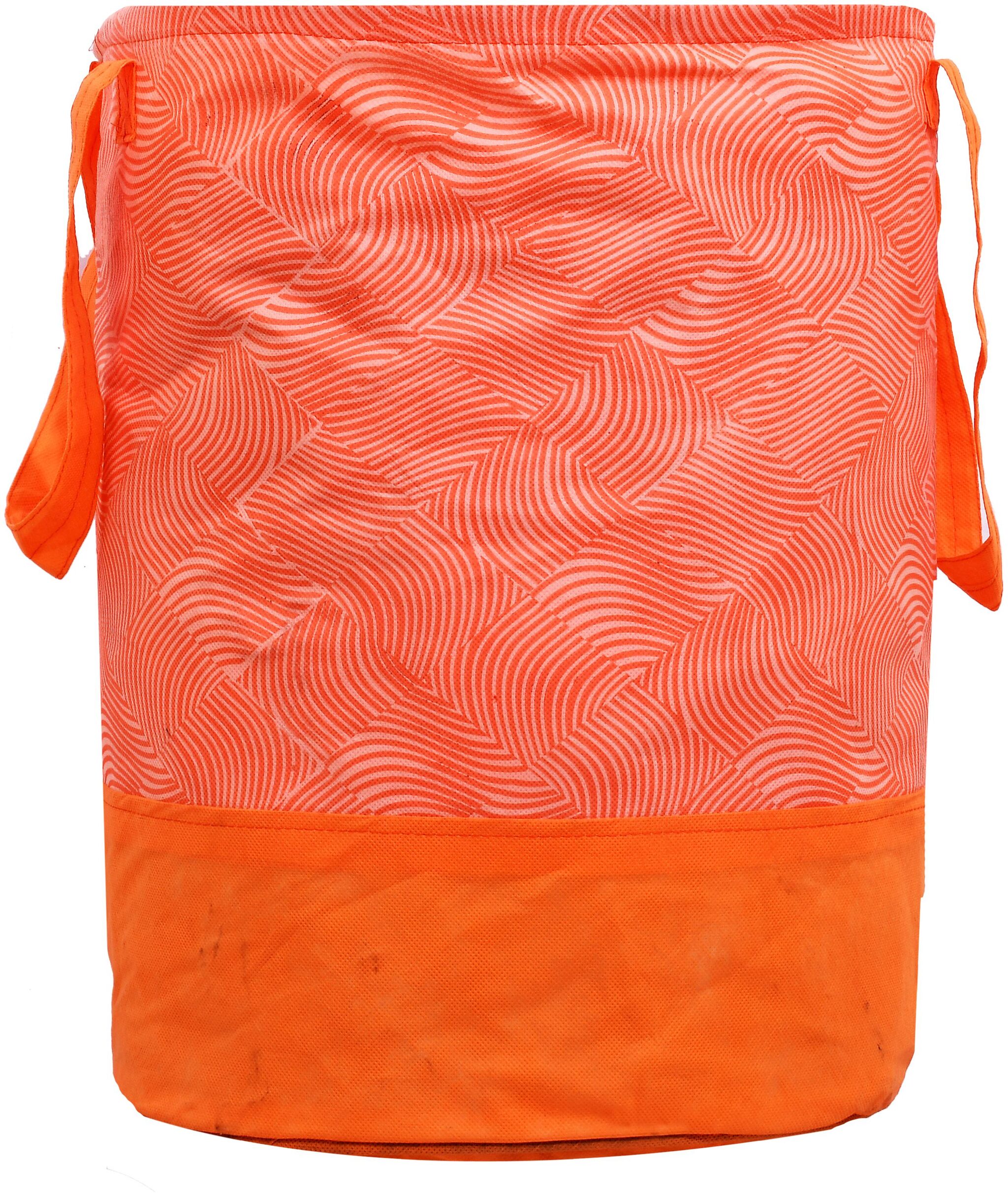 

Kuber Industries Fabric Orange Laundry Basket ( Set of 1 )