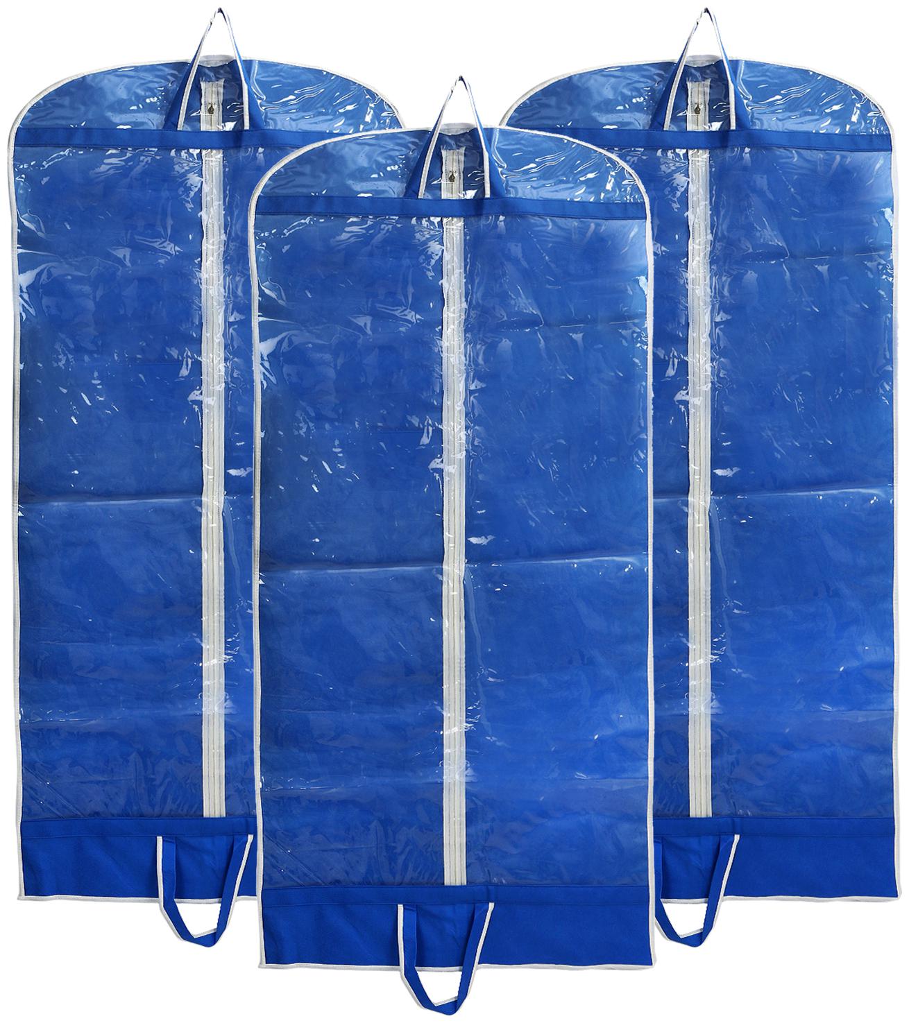 

Kuber Industries Non Woven 3 Pieces Long Suit Sherwani Cover (Blue) - CTHH14455