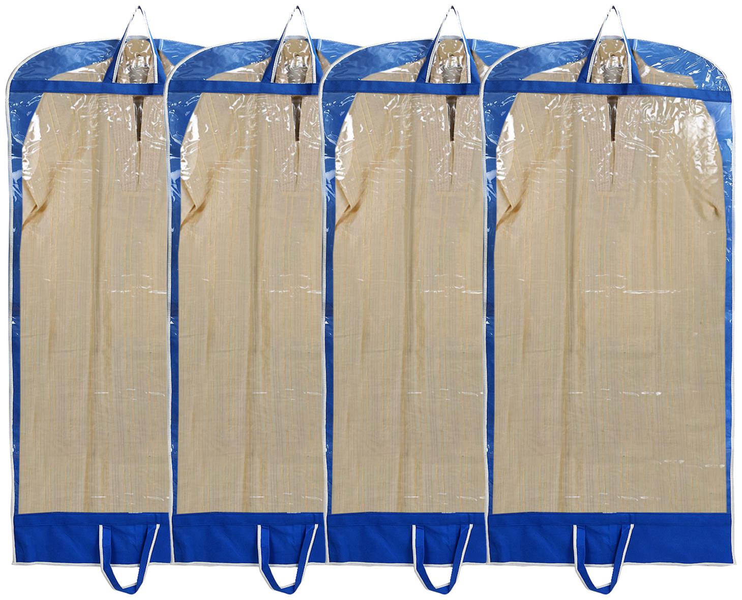 

Kuber Industries Non Woven 4 Pieces Long Suit Sherwani Cover (Blue) - CTHH14456