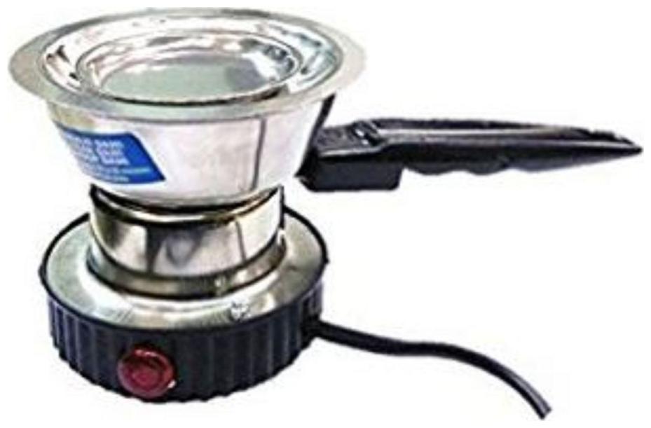 

Kudos Electric Dhoop Dani Bakhoor Burner Steel Incense Holder