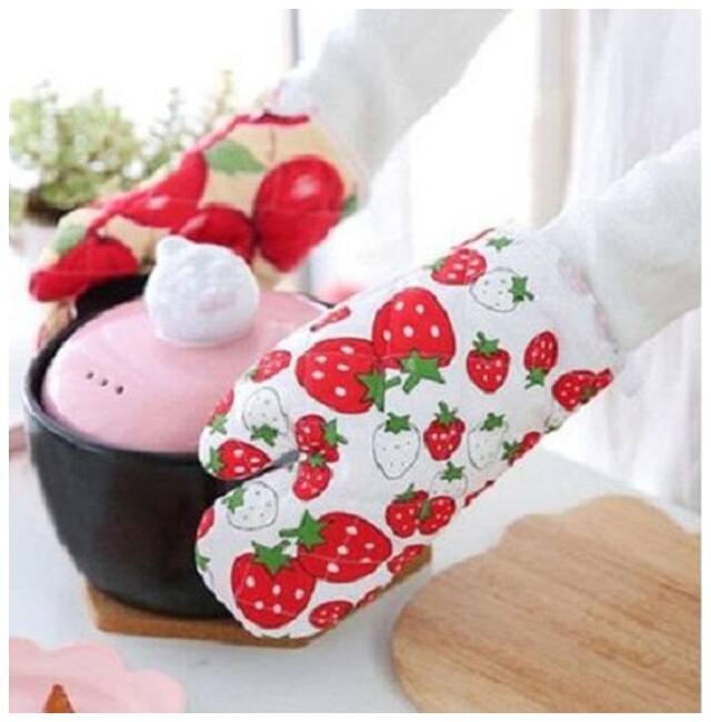 kudos Heat Insulation Microwave Oven Oven Baking Glove Originality Kitchen Non-slip High Temperature Resistance Scald Proof Glove