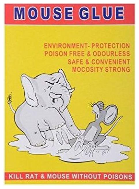 

kudos Mouse Glue Pad - Kill Mouse without Poisons ( Pad Colour Design May Very )