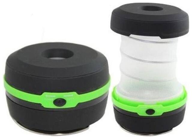 kudos Pop Up LED Bright White Light 3 Mode Plastic Flashlight Lantern with Flip Up Hanging Handle