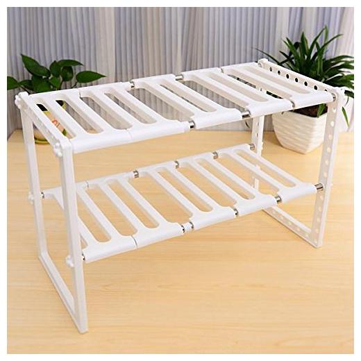 

Kumaka Stainless Steel Household multipurpose adjustable Sink Shelf Retractable Storage Rack
