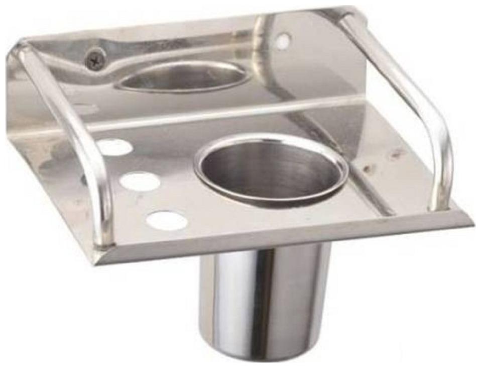 

Kurvz Tumbler Holder with Stainless Steel Toothbrush Holder