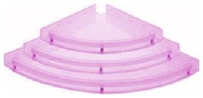 Kurvz UnBreakable Premium Quality PINK Acrylic Corner (Matte Finish)