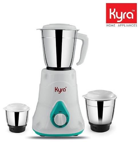 

Kyra GRACE MIXER GRINDER 500 W Mixer Grinder ( White Green 3 Jars )