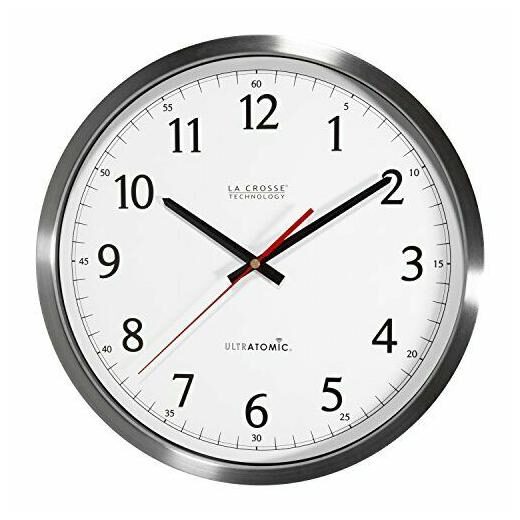 

La Crosse Technology 404-1235UA-SS 14 Inch UltrAtomic Analog Stainless 14