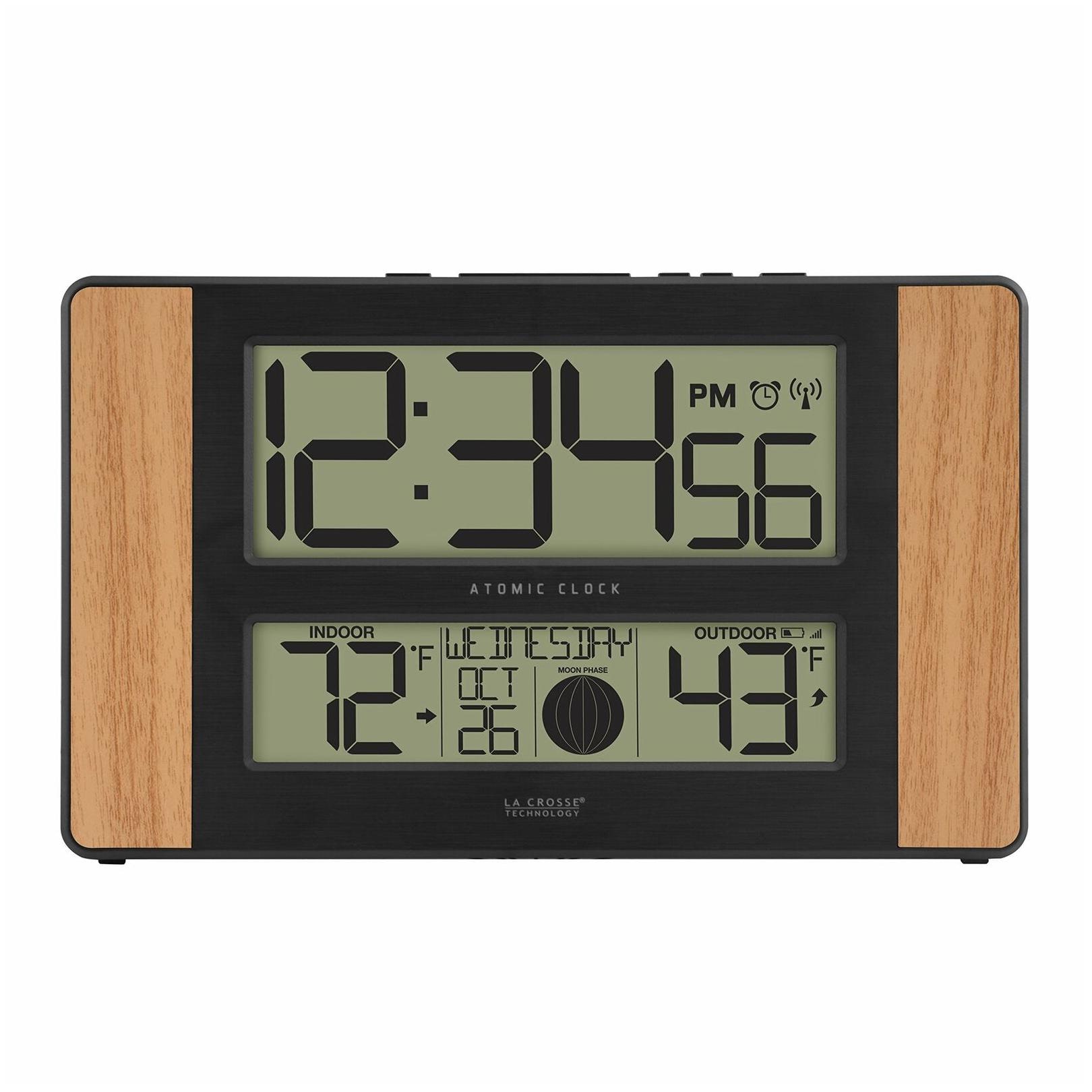 

La Crosse Technology Atomic Digital Clock Oak
