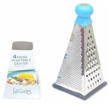 

Lacuzini Stainless Steel Pyramid Grater Blue Colour